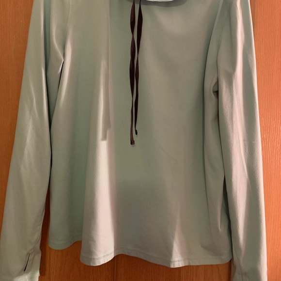VS athletic mint green mock neck sweatshirt - Picture 2 of 7